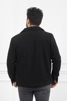 جاكيت رجالي شتوي سحاب فرو بجيب جانبية