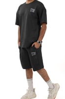 طقم رجالي شورت مع تيشرت - طقم رجالي كاجوال شورت تي...