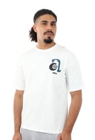 تيشرت رجالي صيفي اوفر سايز كاجوال بياقة مدورة مغلق...