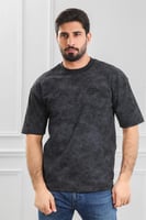 تيشرت رجالي أوفر سايز-مغسول