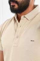تيشرت رجالي صيفي سادة بياقة بولو وأزرار