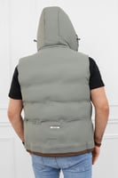 صدرية رجالي شتوي عصري سحاب وأزرار للإغلاق وقبعة ضد...