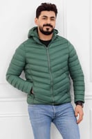 جاكيت رجالي شتوي منفوخ مع капюшон