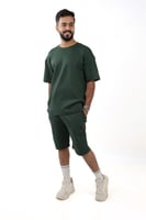 طقم رجالي شورت مع تيشرت - طقم رجالي شورت وتيشرت