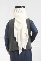 صدرية رجالي شتوي دبل فيس مفتوحة سادة مضلعة بجيب بل...