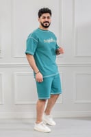 طقم رجالي اوفر سايز شورت