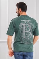 تيشرت رجالي أوفر سايز-مغسول