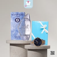 عطر Sculpture Homme وساعة يد مميزة MG045