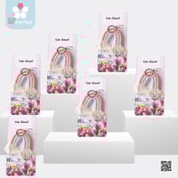 توزيعات 6 ميدالية مكرمية مع الثيم حسب الطلب