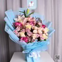 باقة ورد طبيعي NF100