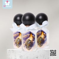 توزيعات المولد 3 حبات عطر مع تنسيق و ثيم المولد