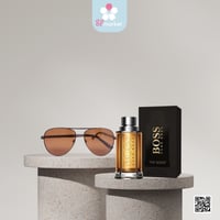 بوكس عطر BOSS The Scent ونظارة شمسية أنيقة MG048