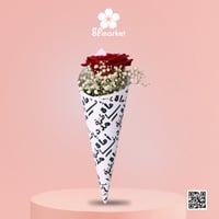 باقة ورد طبيعي متباركين بالمولد SF215