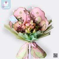 بوكية فراشة ورد طبيعي NF079