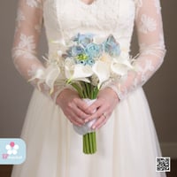 مسكة عروس ورد صناعي M1264