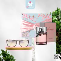 بوكس عطر بووس فيمي مع نضارة wg005