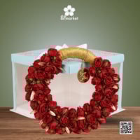 مسكة عروس ورد صناعي M1273