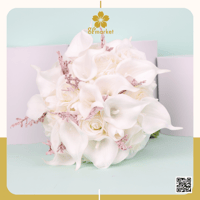 مسكة عروس ورد صناعي M1240