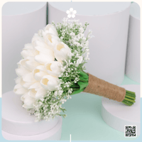 مسكة عروس ورد صناعي M1245