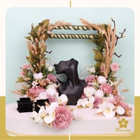 ستاند حامل شبكة كبير مع الطولة والورد اللون حسب ال...