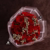 باقة ورد طبيعي مع التغليف NF012