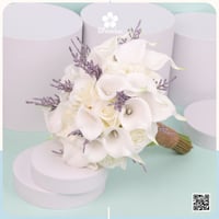 مسكة عروس ورد صناعي M1248