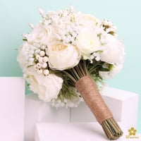 مسكة عروس ورد صناعي M1220