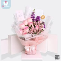 باقة ورد طبيعي روز NF024