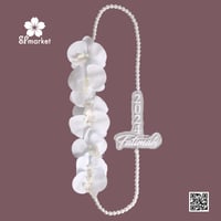 قلادة تخرج بالورد الصناعي Q060