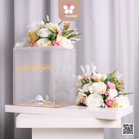 صندوق مهر إكرليك مع طباعة الاسماء DB028