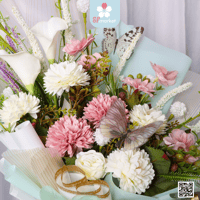 باقة ورد صناعي AF054