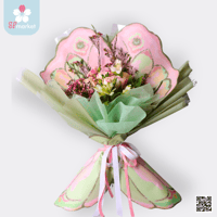 بوكية فراشة ورد طبيعي NF079