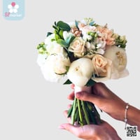 مسكة عروس ورد صناعي M1281