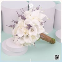 مسكة عروس ورد صناعي M1248