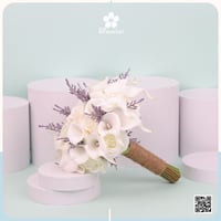 مسكة عروس ورد صناعي M1248