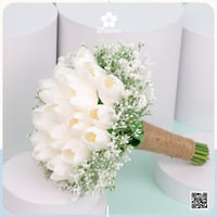 مسكة عروس ورد صناعي M1245