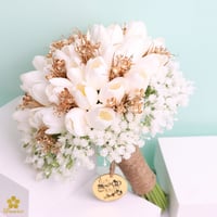 مسكة عروس ورد صناعي M1173