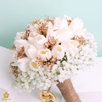 مسكة عروس ورد صناعي M1173