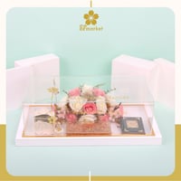 صندوق مهر اكرليك ابيض DB012