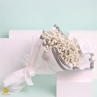 بوكيه جبسو أبيض طبيعي مع التغليف NF022