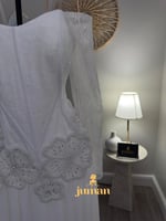 فستان ابيض سهره