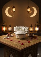 طقم حساء تورين بورسلين أبيض 16 قطعة – تقديم راقٍ ل...