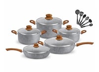 طقم قدور جرانيت عملي ومتين