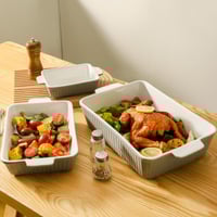 طقم صواني فرن مستطيلة بمسكات 3 قطع – 10/12/14 إنش...