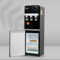 موزع مياه قائم مع خزانة | 3 صنابير: ماء ساخن، بارد...