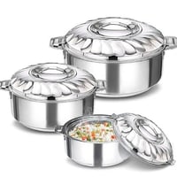 حافظة طعام مزدوجة الجدار من الستانلس ستيل – لون فض...