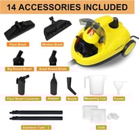 مكنسة ومنظف بخار سيلفر كرست عالية الأداء بقوة 2000...