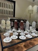 طقم ملكي سيراميك فضي من 38 قطعه