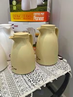 طقم ثلاجة 0.900 مل+ 1500مل لون بيج