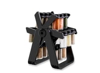 طقم توابل بحامل دوار 18 قطعة